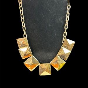 Vintage 90’s Gold Geometric Necklace